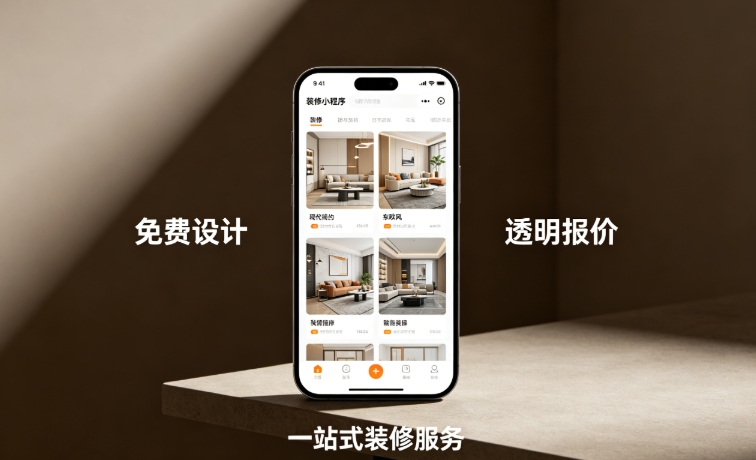 J9国际集团装修服务平台小程序开发案例｜家装工装一站式平台定制落地详解