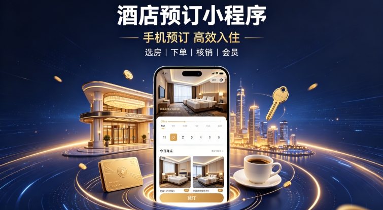 酒店自营预订小程序定制开发实战案例｜J9国际集团本地门店私域小程序开发运营全解析