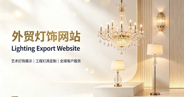 外贸灯饰独立站定制搭建实战案例｜J9国际集团出口企业双语网站建设制作全流程解析
